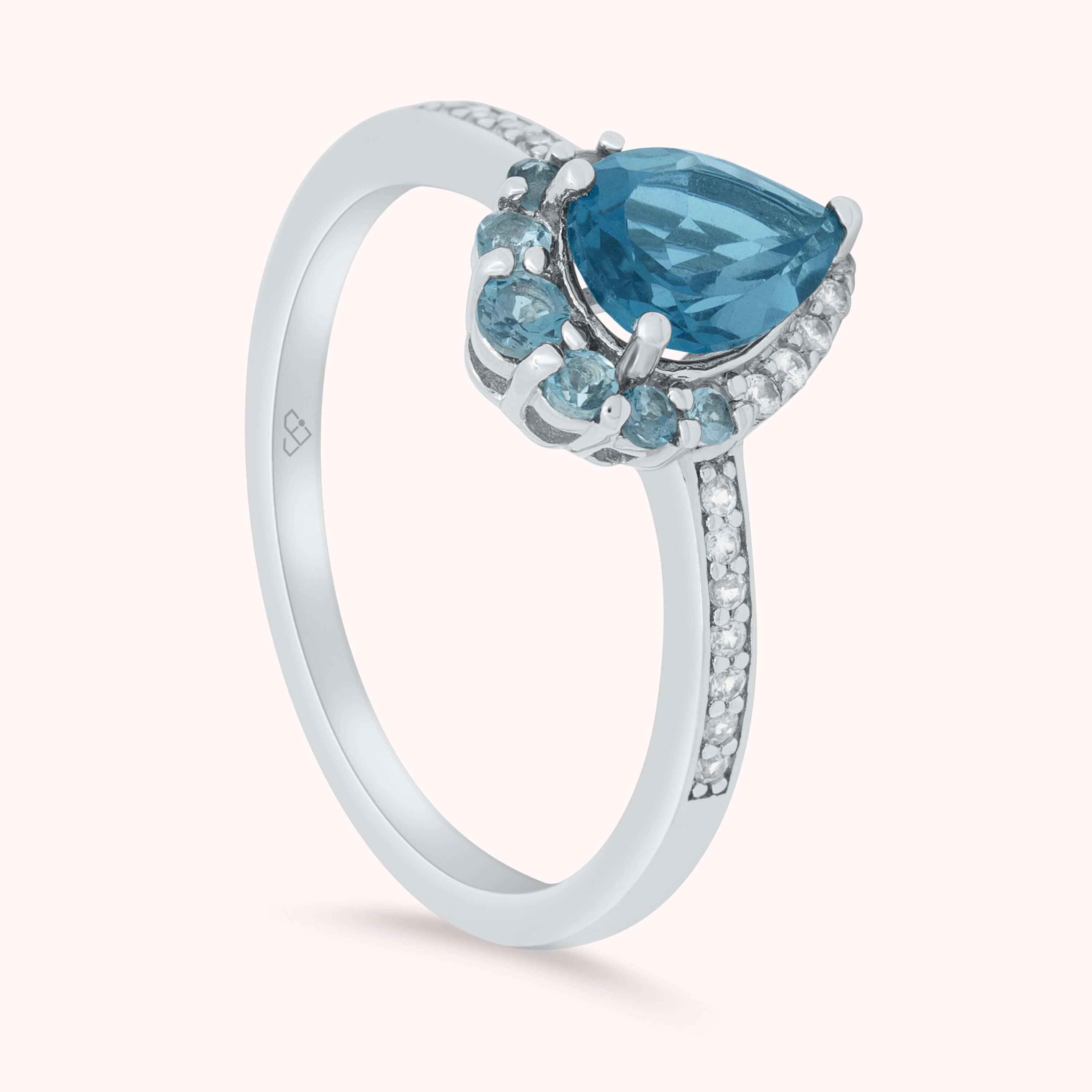 Buy London Blue Topaz Ring, 14k Solid Gold Ring, Handmade Gold Ring, London  Blue Topaz Gold Ring, Minimalist Gold Ring, Dainty Ring, Gold Ring Online  in India - Etsy