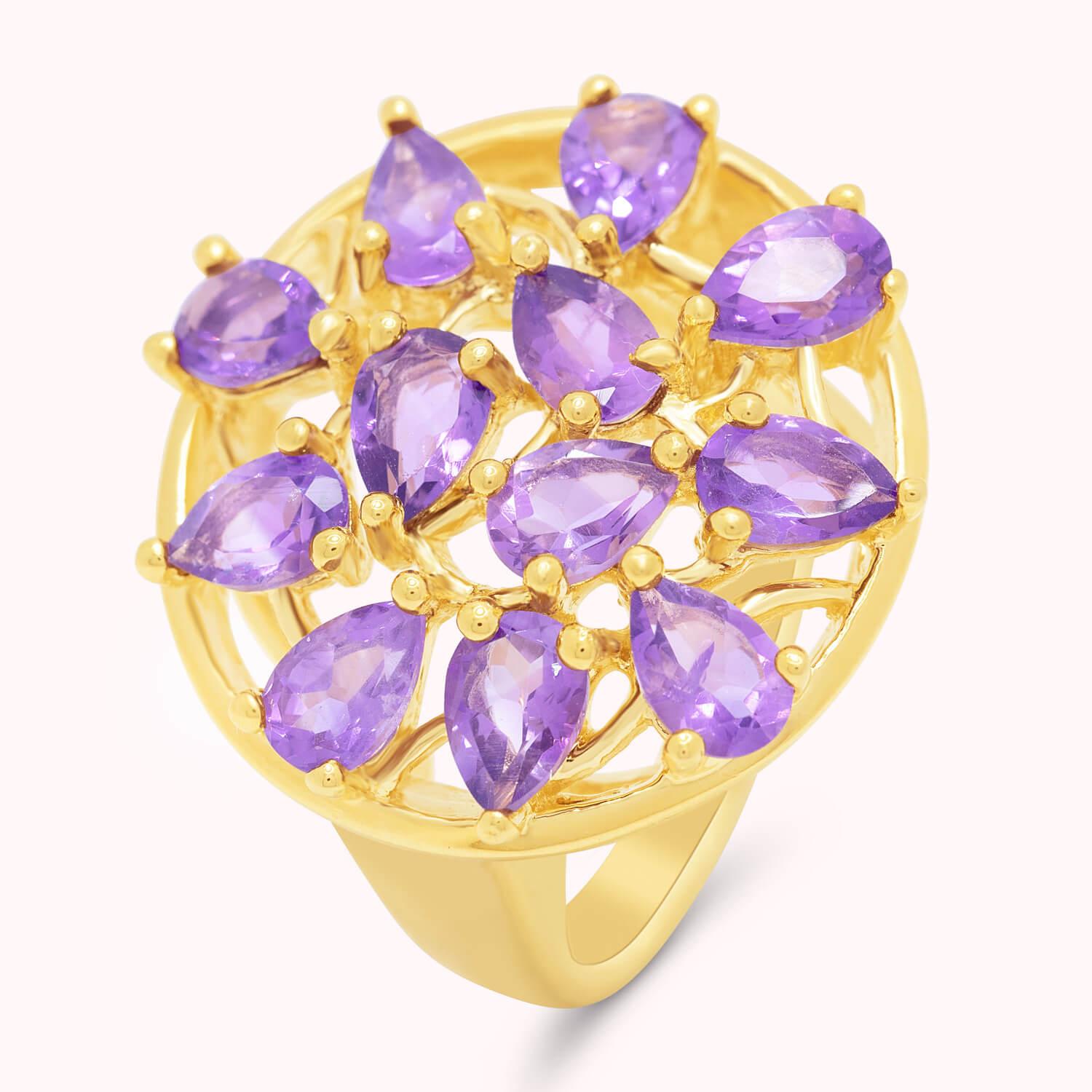 Buy Purple Rings for Men by Waama Jewels Online | Ajio.com