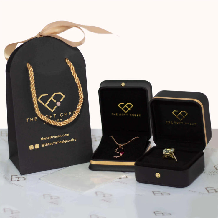 Presentation Package in Black for Rings Neckalaces Earring Fine Jewelry 